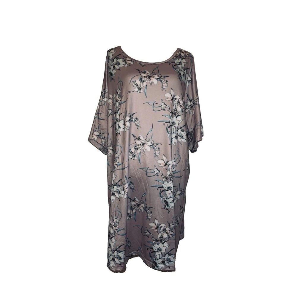 Unbranded Pink Floral Night Dress Nightgown Size 4X